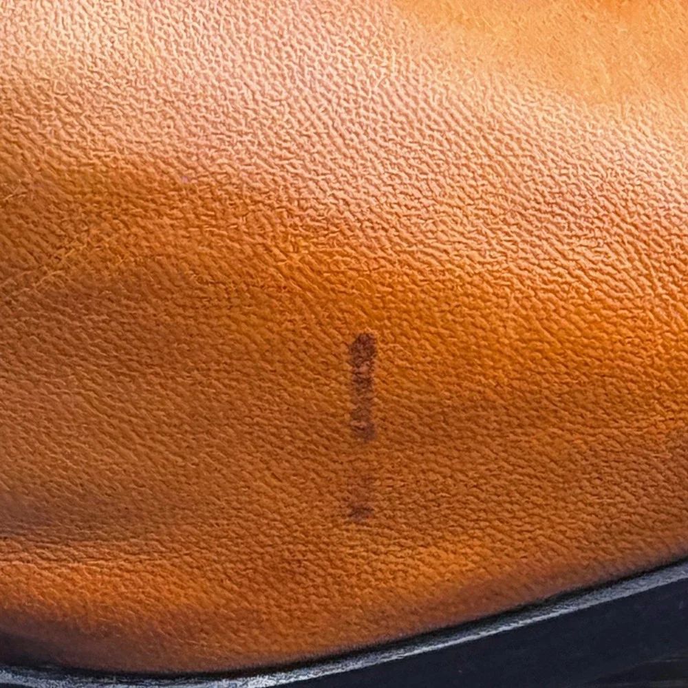 NOS Vintage 70s Florsheim Duke Leather Boots 11 D Gold Tan Side Zip Beatle NIB⁠